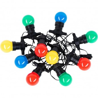 Гирлянда светодиодная GAUSS HOLIDAY БЕЛТ ЛАЙТ, 10 ламп, 7,7 м, IP44, мультицвет