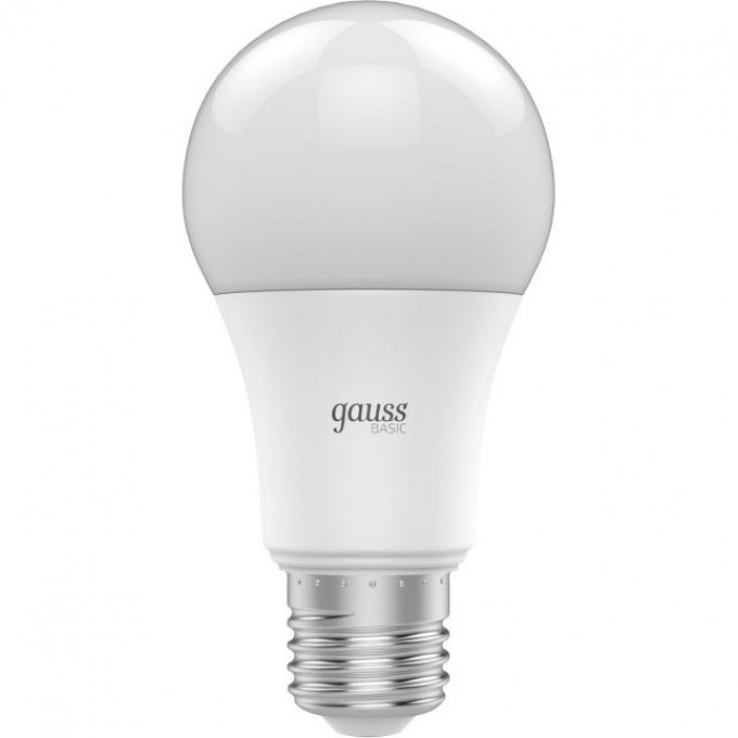 Лампа GAUSS BASIC A60 13,5W 1250LM 3000K Е27 LED 1/10/50 1023214
