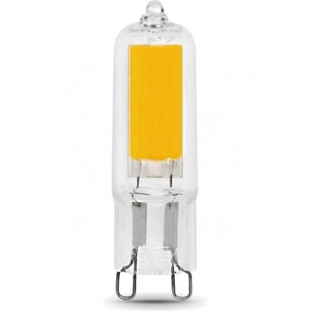 Лампа GAUSS BLACK LED G9 AC220-240V 4.5W 4100K GLASS