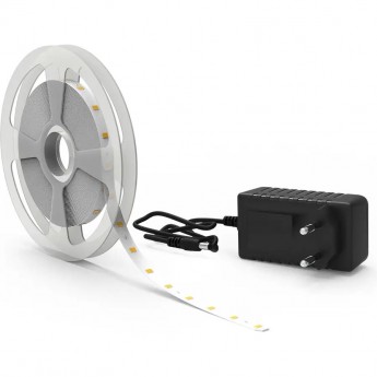 Лента GAUSS BASIC в комплекте LED 2835/60 12V 6W/m 600lm/m 3000K 8mm IP65 5m