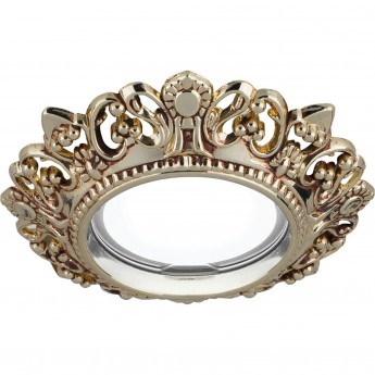 Светильник GAUSS ANTIQUE CA052 Круг. Золото/Черный Gu5.3 1/40