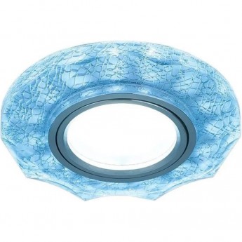 Светильник GAUSS BACKLIGHT BL067 Круг гран. Белый/Серебро/Хром, Gu5.3, LED 4100K