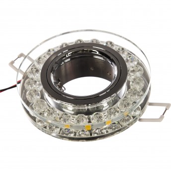 Светильник GAUSS BACKLIGHT BL044 Кругл. Кристалл/Хром, Gu5.3, LED 2700K 1/40