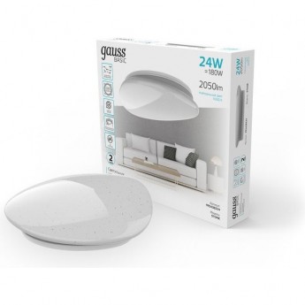 Светильник GAUSS BASIC SPACE LINE НПС 24W 2050lm 4000K 220-240V IP20 370*340*90 LED 1/20 Светильник GAUSS BASIC SPACE LINE НПС 24W 2050lm 4000K 220-240V IP20 370*340*90 LED 1/20
