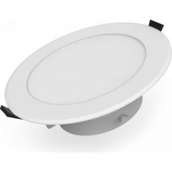 Светильник GAUSS ELEMENTARY DOWNLIGHT круг 7,5W 620lm 4000K 185-250V IP54 95*45 белый LED 1/40